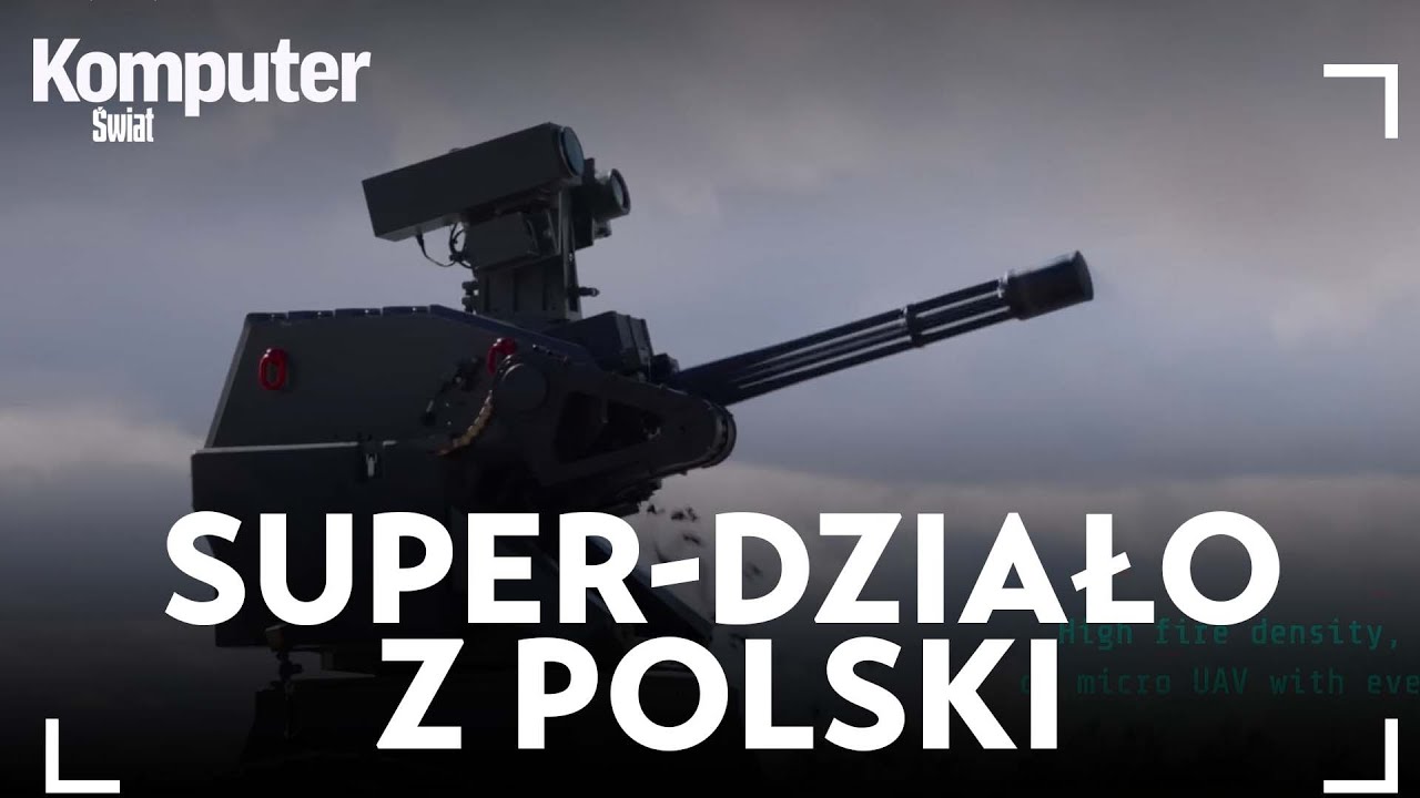 Nowa broń stworzona w Polsce. To potężne działo do niszczenia dronów, samolotów i czego tylko trzeba