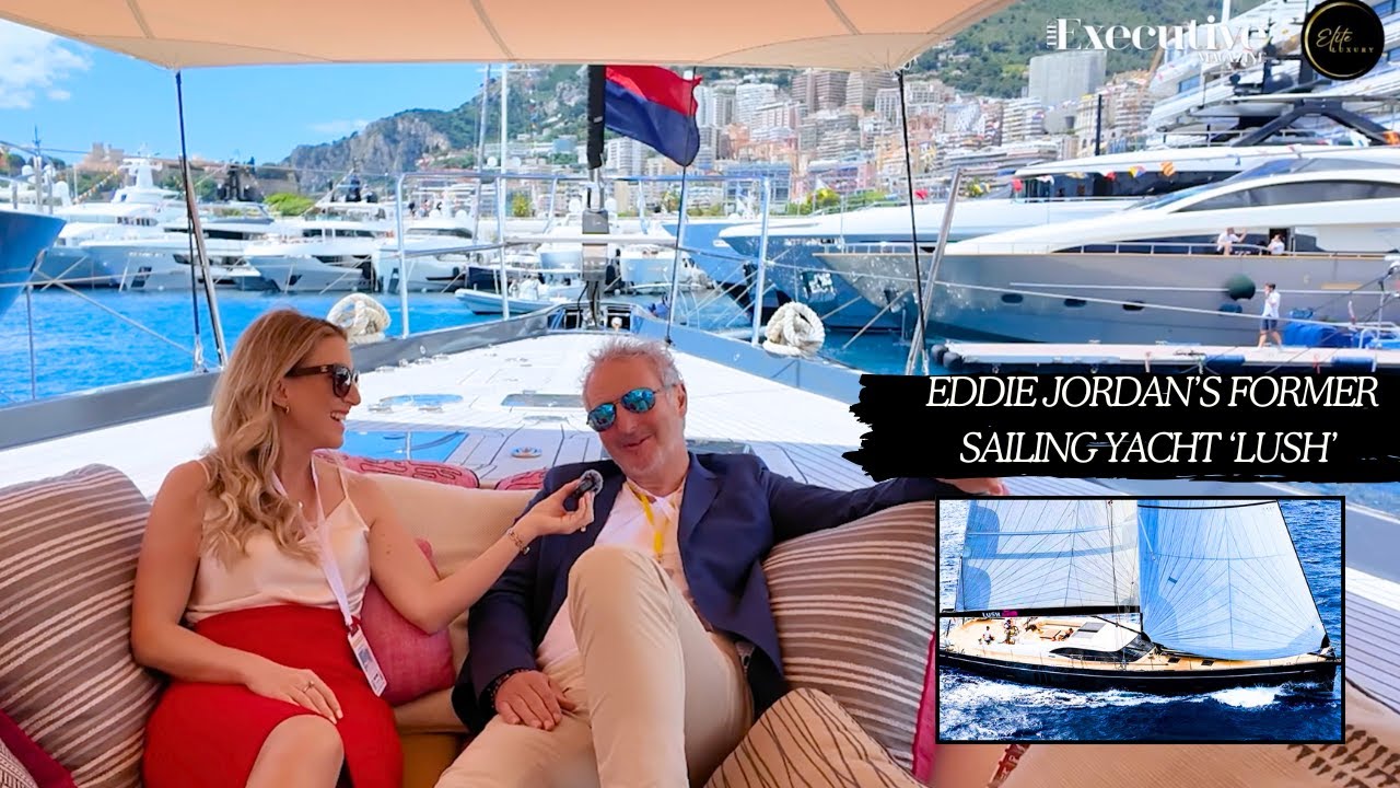 F1 Legend Eddie Jordan Once Owned this Oyster Yacht 'LUSH' - Monaco Grand Prix 2025