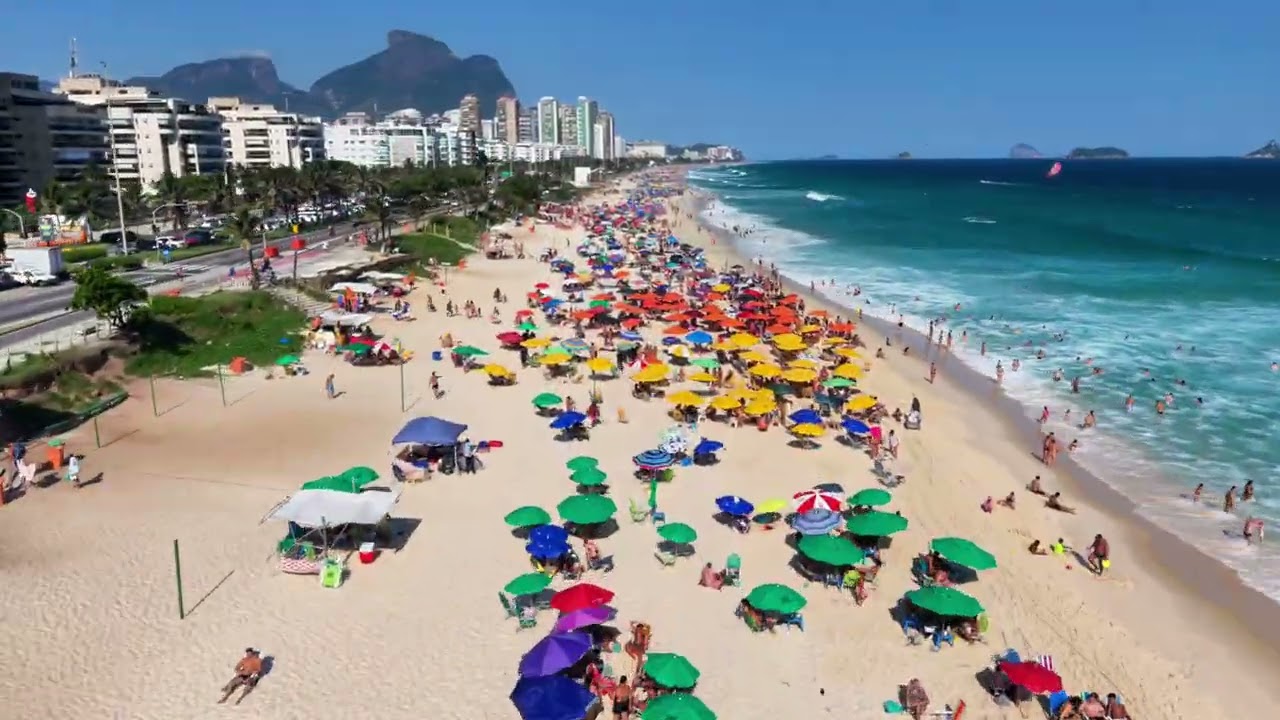 Um voo somente no 4G na Barra da Tijuca