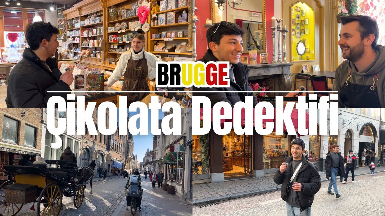 BELÇİKA ÇİKOLATASI NEDEN BU KADAR İYİ? 🍫 | BRUGGE'DE ÇİKOLATACILARLA SOHBET & VLOG!