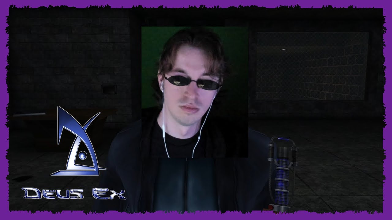 Charborg Streams - Deus Ex: Hanging out, smoking cyber weed
