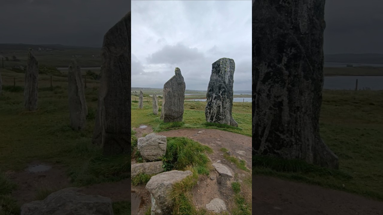 Callanish Standing stone circle Isle of Lewis Outer Hebrides Scotland