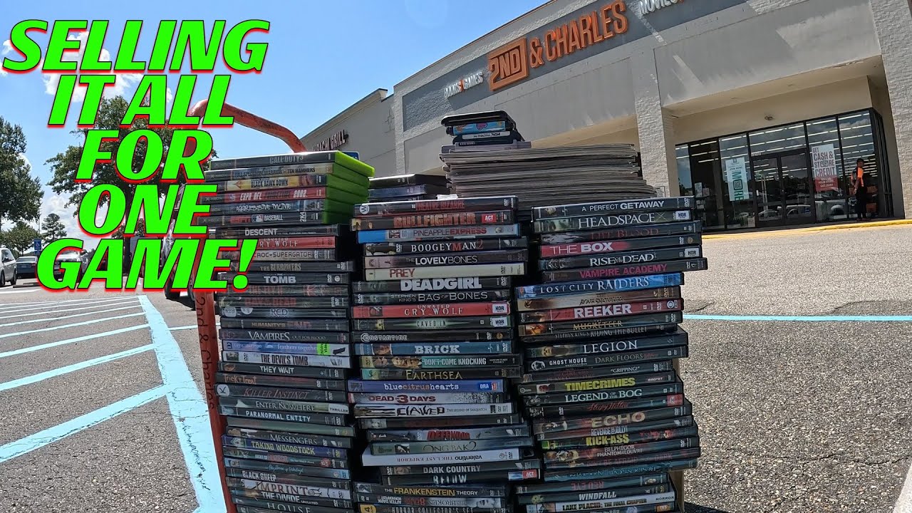 Selling INSANE Amount of Video Games to a Local Game Store to Purchase One Item!!
