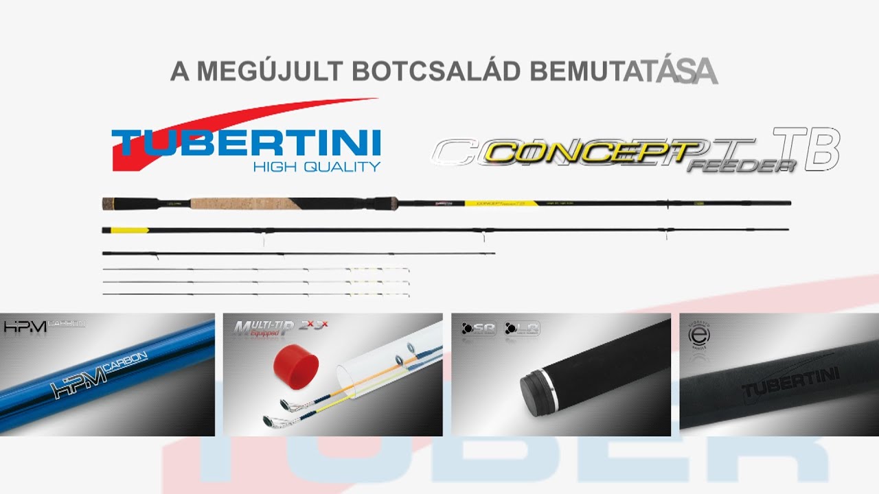 MEGÚJULTAK A TUBERTINI CONCEPT TB FEEDERBOTOK - ERDEI ATTILA