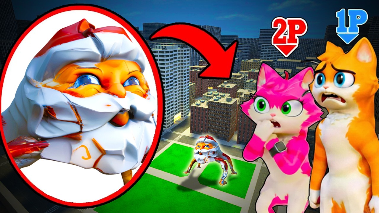 I Am Cat MULTIPLAYER ¿GOO GOO GAGA ATACA la CIUDAD?
