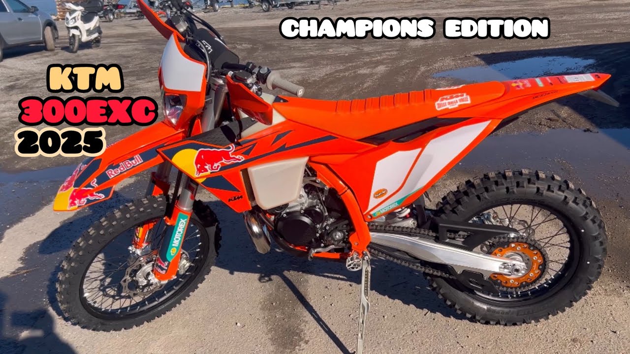 KTM 300 exc 2025 champion edition 😍new KTM 300 exc two stroke champion edition/RedBull decal