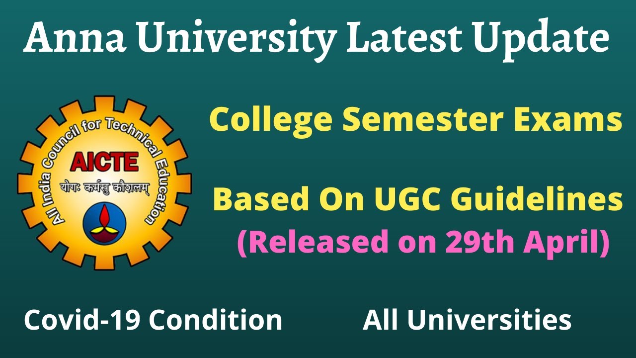 Anna University Latest Update | Circular to All Universities|Colleges|Semester Exams|B.Rajasekaran