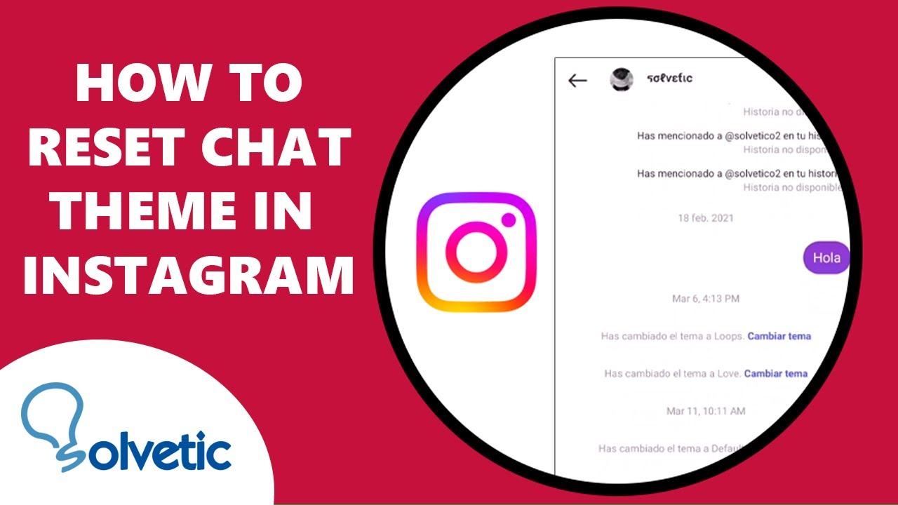 How to Reset Chat Theme in Instagram