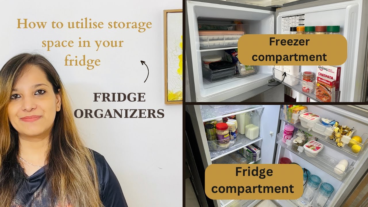 How to utilize storage space in your fridge with FRIDGE ORGANIZERS