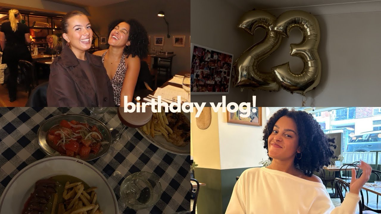 23rd birthday vlog💌🎈