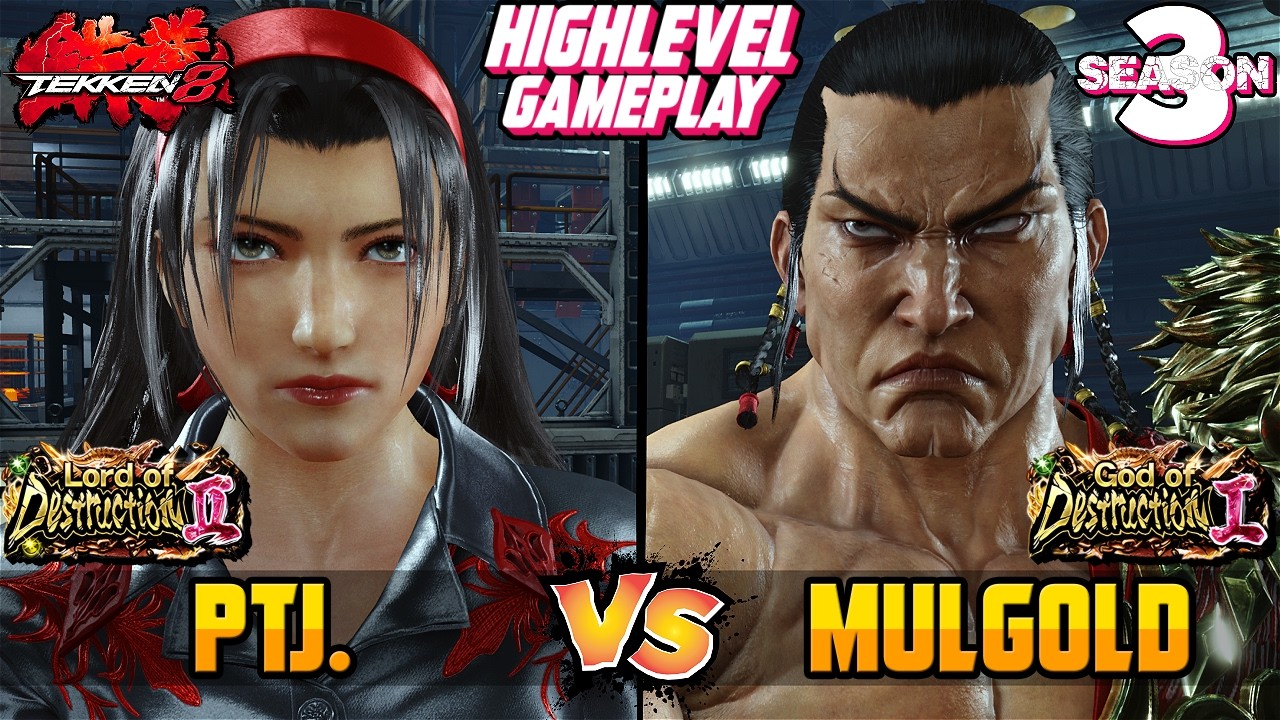 Tekken 8 &ndash; PTJ (Jun Kazama) vs MULGOLD (Feng Wei) &ndash; T8 Season 3 High Level Gameplay