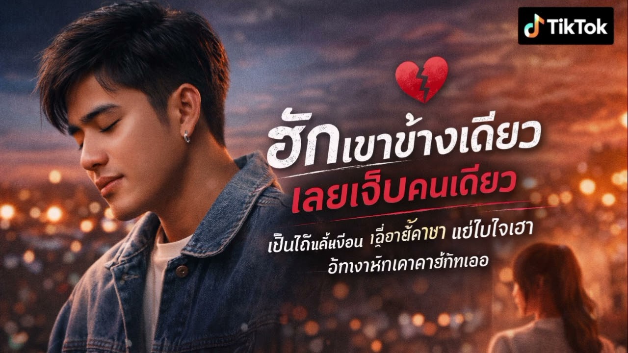 ຮັກເຂົ້າຂ້າງດຽວເລີຍເຈັບຄົນດຽວ/ฮักเขาข้างเดียว เลยเจับคนเดียว-@แสงดาพาเพีน