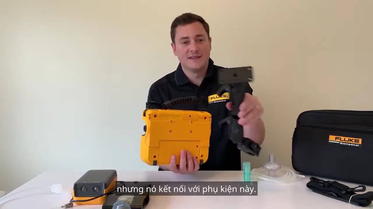 VT900A Gas Flow Analyzer + VAPOR Anesthesia Tester Demonstration Video (Vietnamese Subtitles)