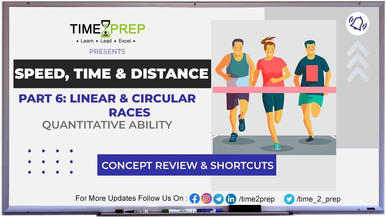 Speed Time & Distance - 6 | Linear and Circular Races | Tricks