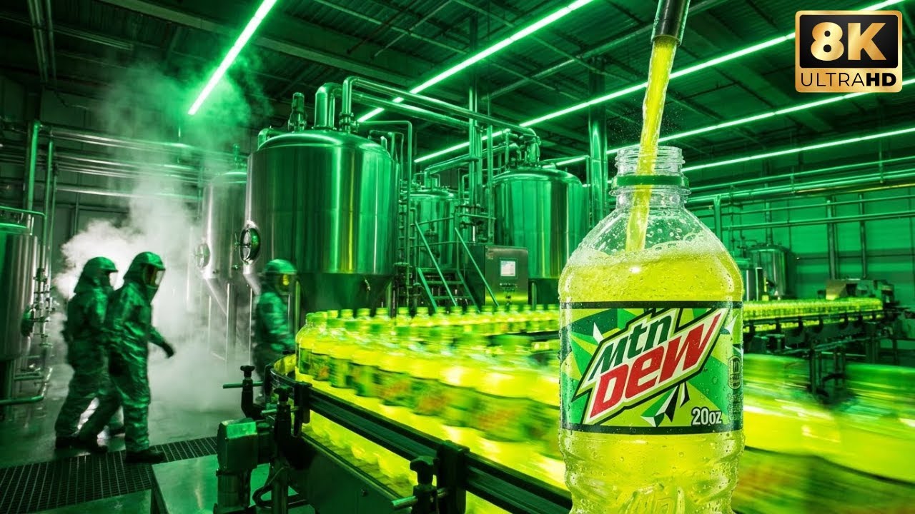 Mountain Dew Factory Tour: Mixing the Citrus Fuel (Behind the Scenes)