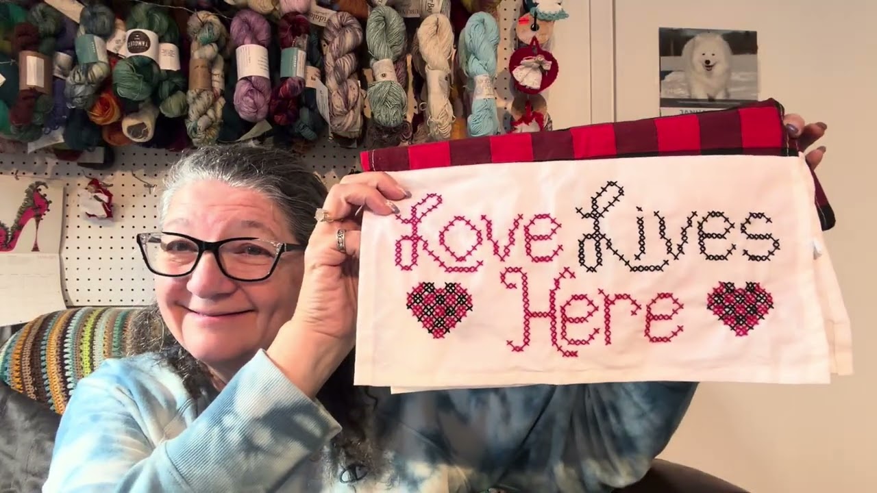 #FunWithFiber 🥰 Вязание крючком. Работа над текущими проектами #flosstube #knitting #crocheting