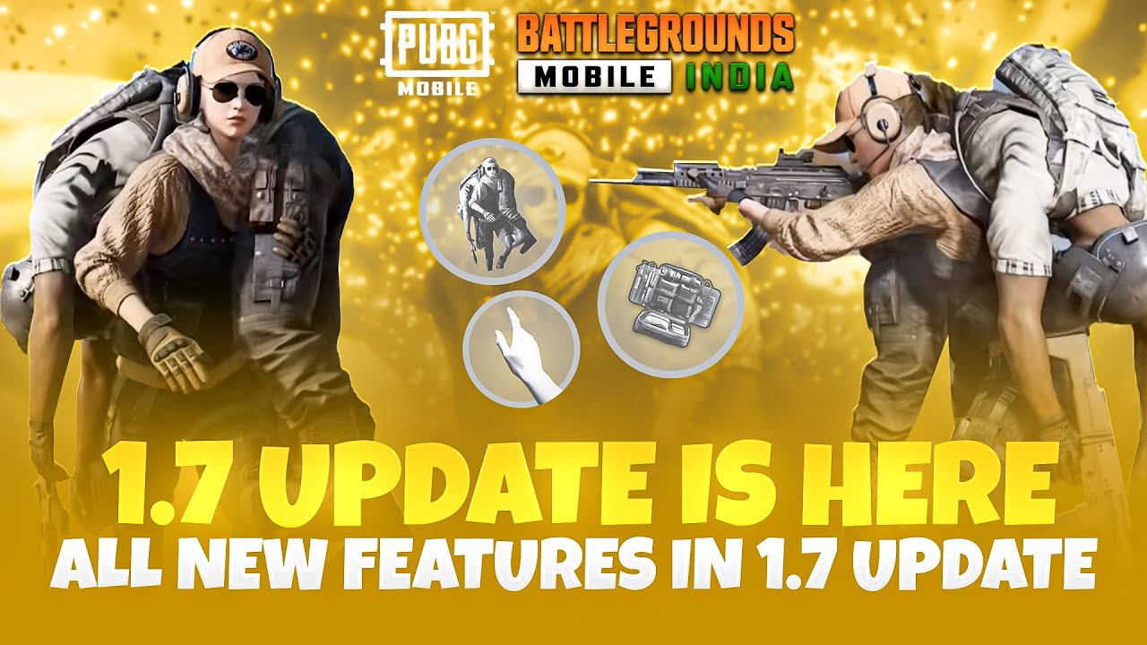 Pubg Mobile 1.7 Update | All New Features In 1.7 Update | New Sensitivity | Piggyback | BGMI