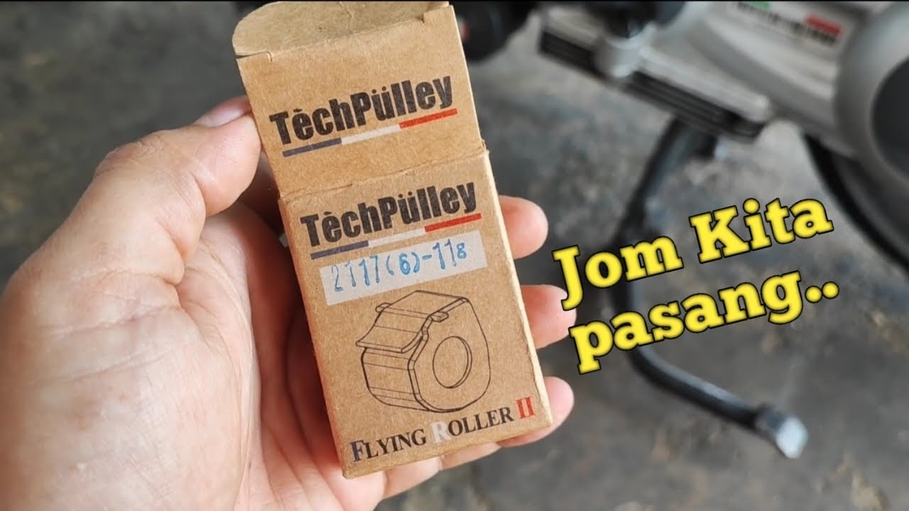 Wmoto ES250I Pasang Roller Techpulley + Servis dan pemeriksaan komponen CVT