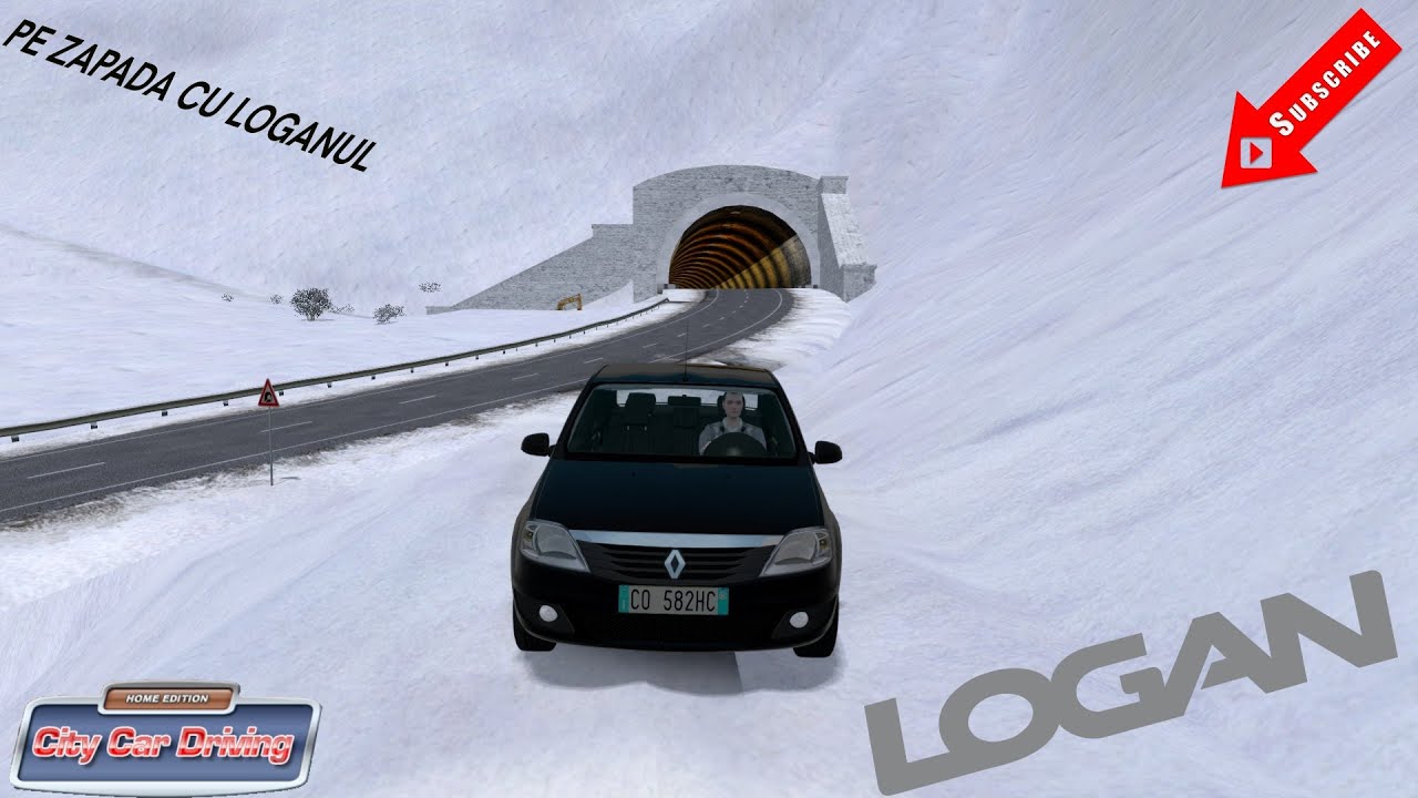 CU LOGANUL PE ZAPADA CITY CAR DRIVING