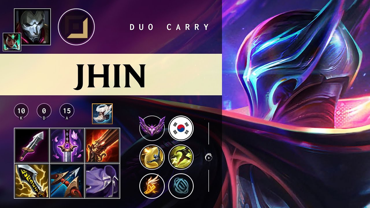 Jhin ADC vs Caitlyn - KR Master Patch 26.01