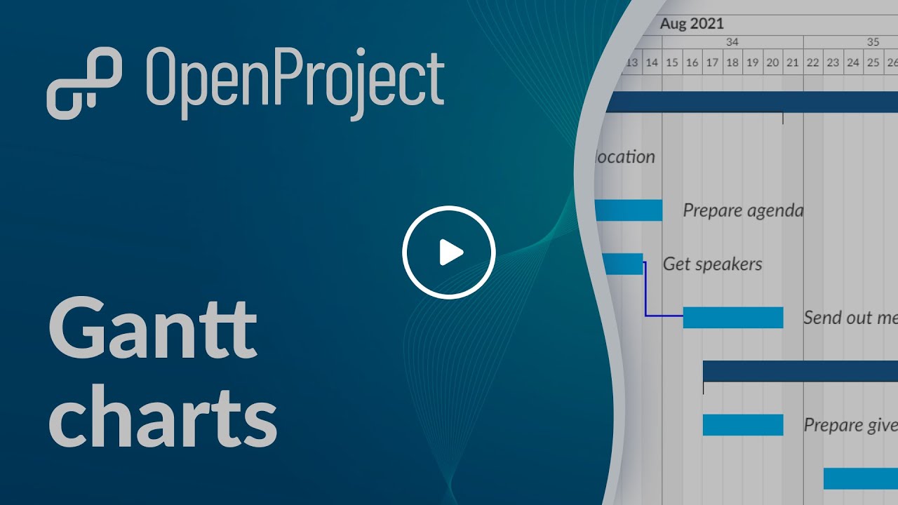 OpenProject Gantt Charts - project plans and timelines