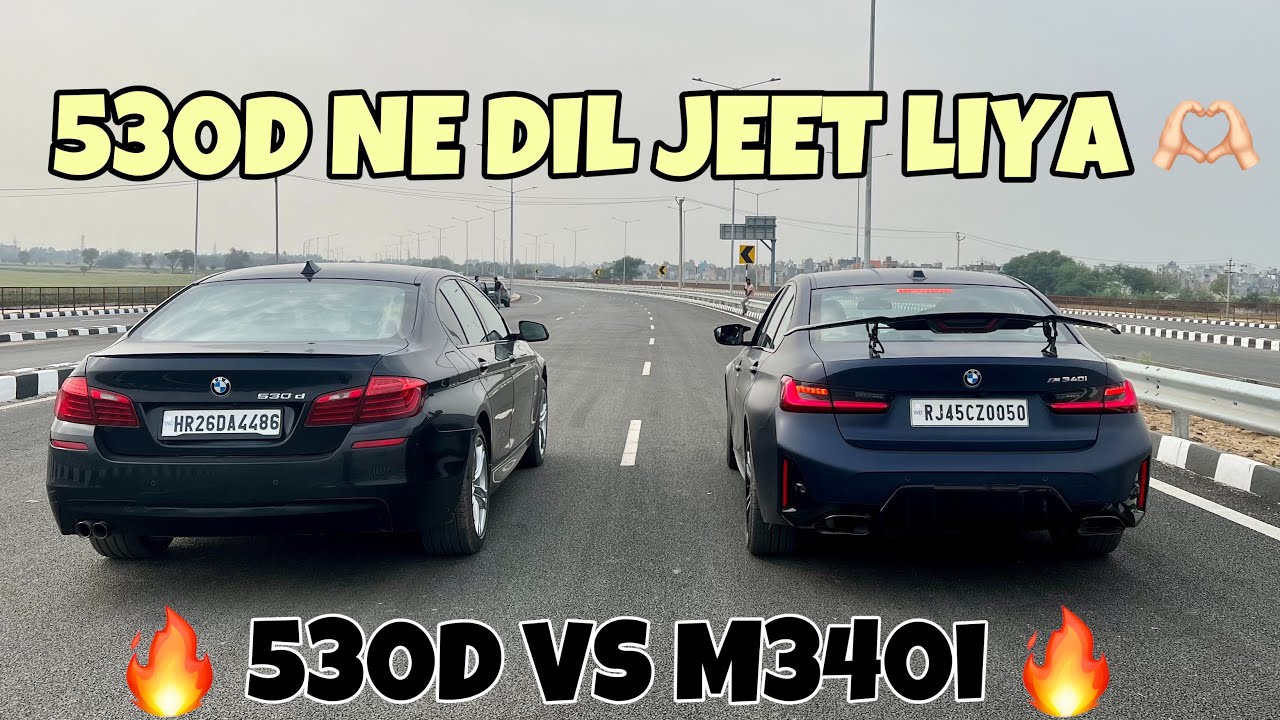 BMW 530D VS BMW M340i : DRAG RACE