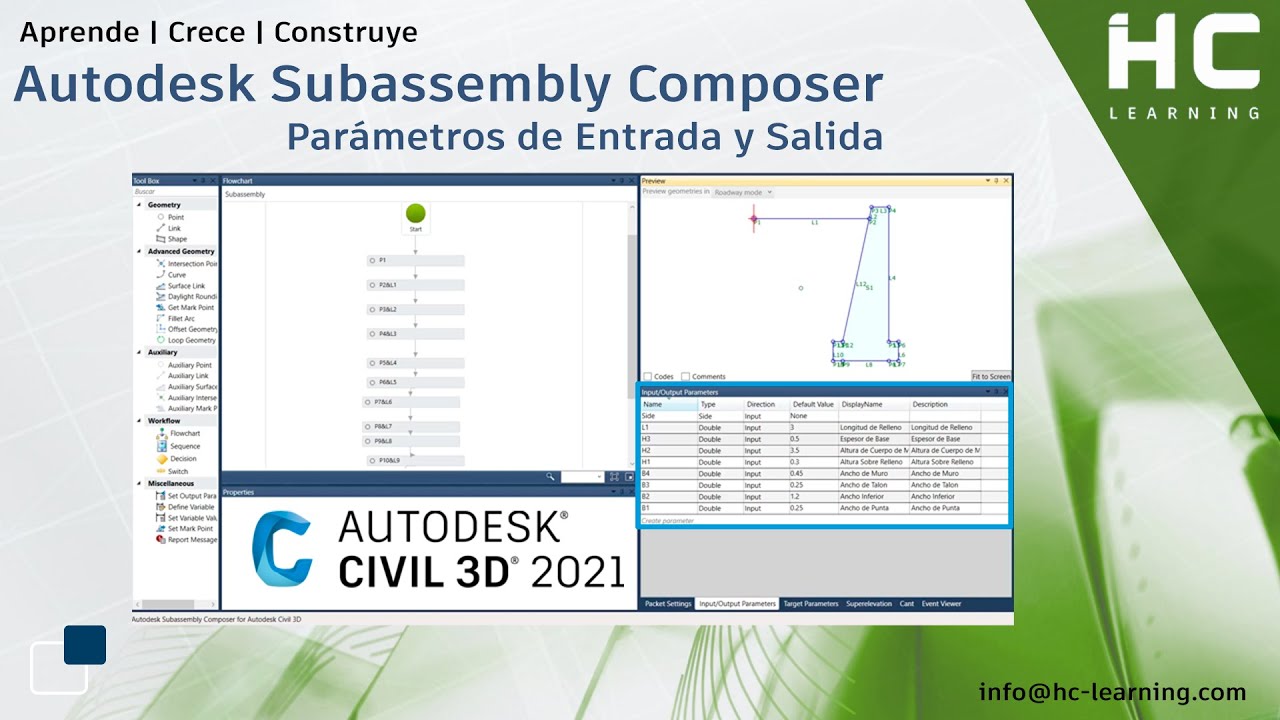 Autodesk Civil 3D 2021 - Subassembly Composer (02)