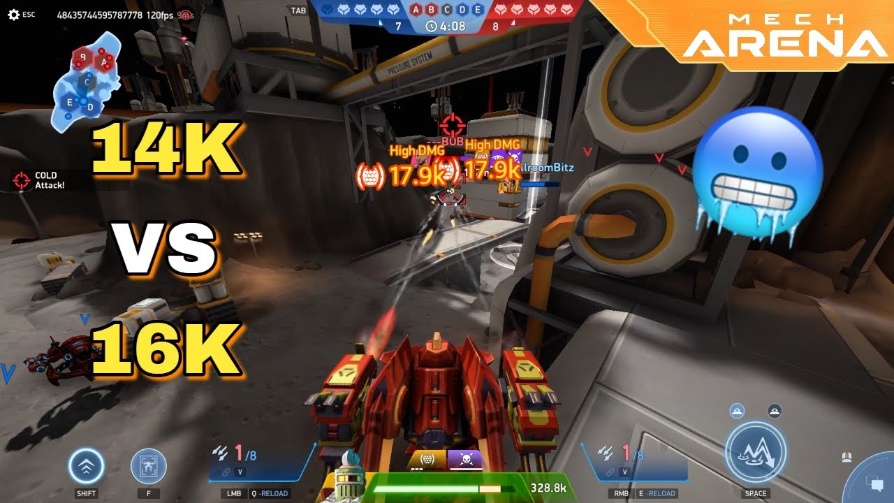 Hunting Top 500 pt.3 | 14K vs 16K🥶| Mech Arena