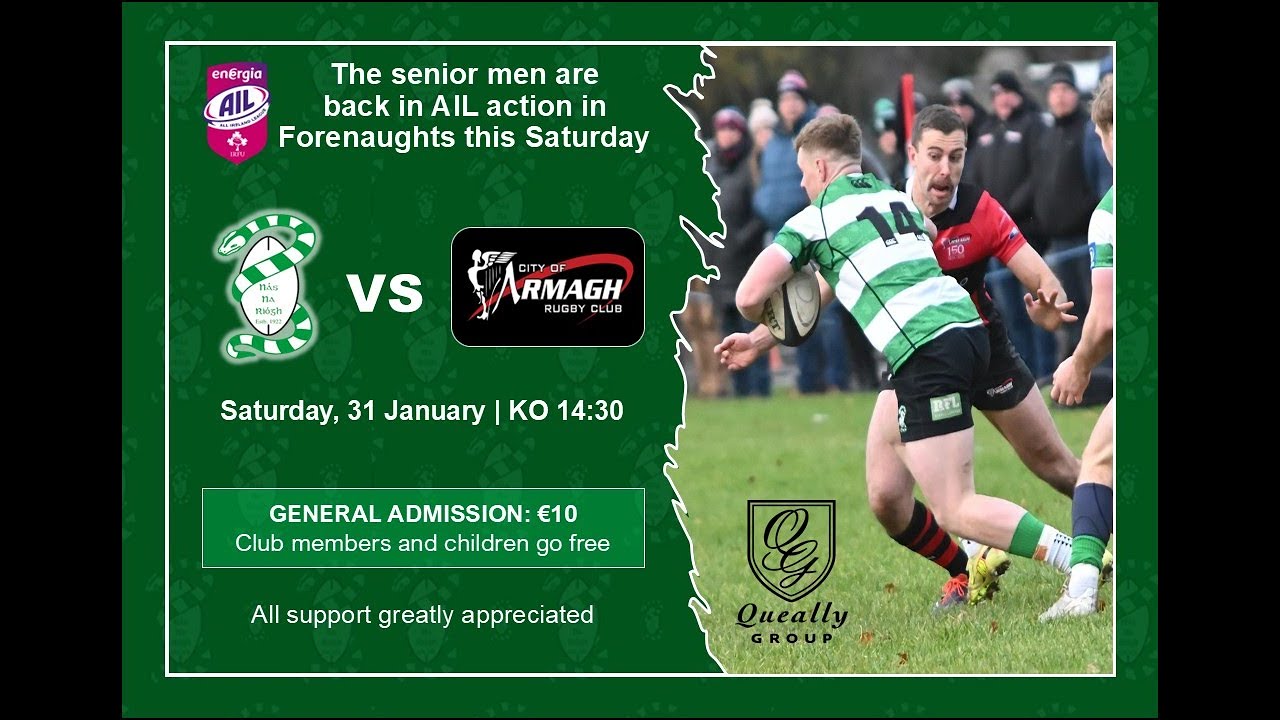 Naas RFC v  City Of Armagh RFC