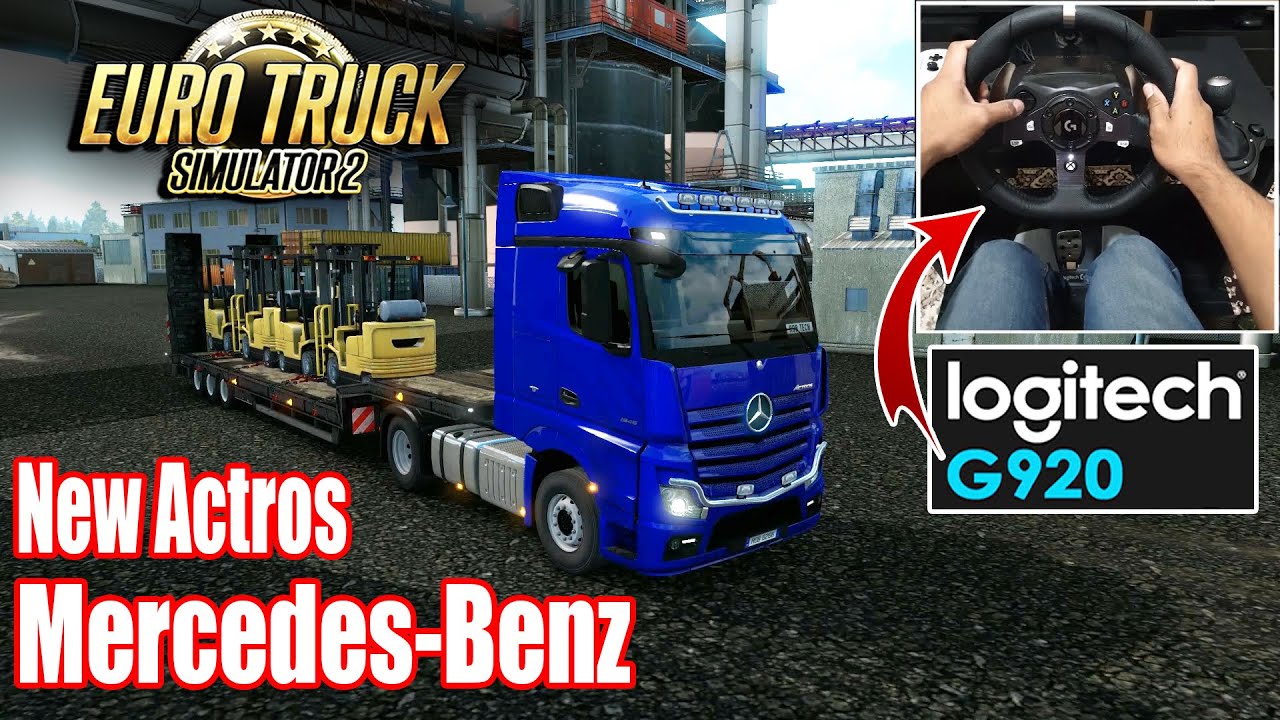 Mercedes New Actros - Euro truck Simulator 2 | Logitech G920 Gameplay