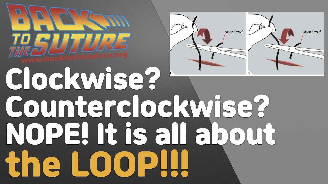 Suture rotation secrets REVEALED! Clockwise Counterclockwise - Forget them all!  [Back2thesuture]