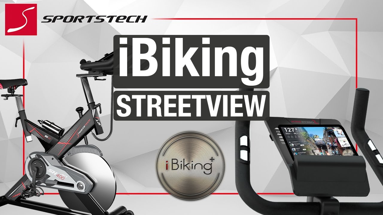 iBiking+ und Street View mit dem Sportstech Speed Bike