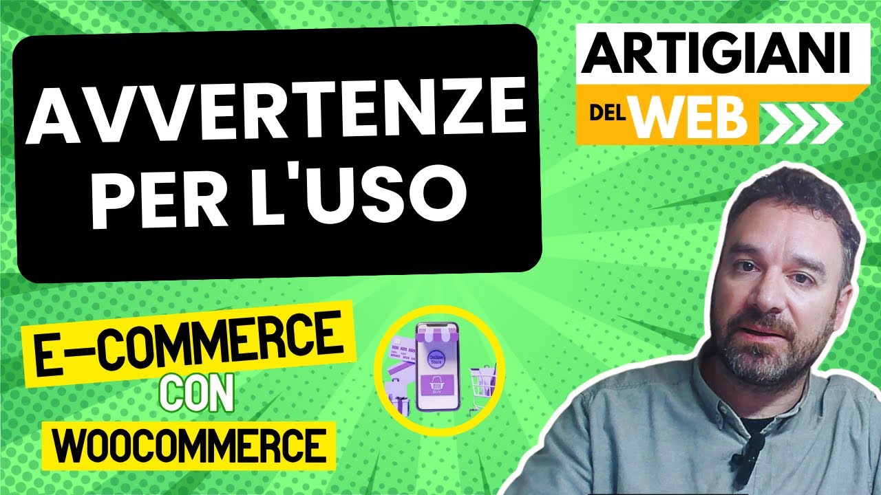Avvertenza | Corso E-commerce con woocommerce