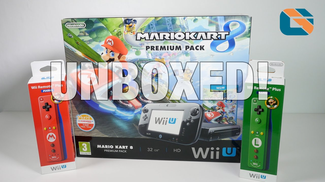 Nintendo Wii U Mario Kart 8 Premium Pack Unboxing & First Look