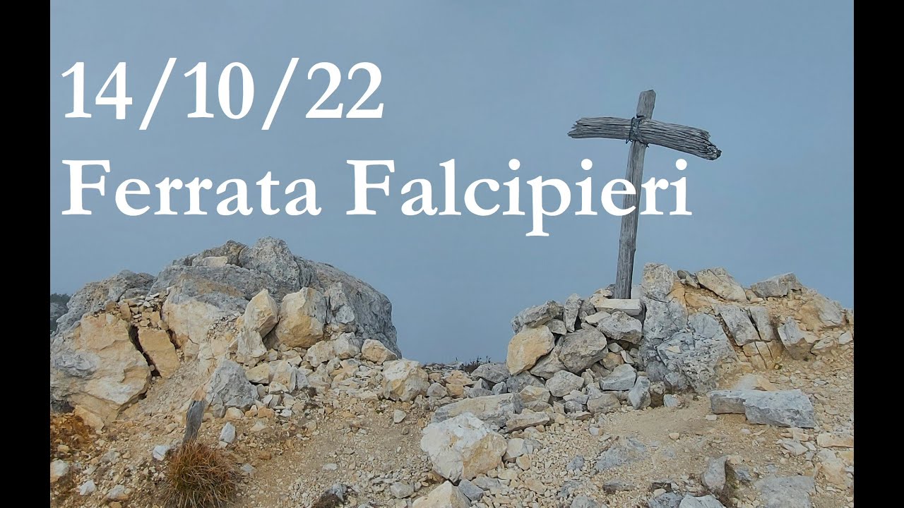 R.M.  -  14/10/2022 Ferrata Falcipieri ritorno per il sentiero degli Scarubi