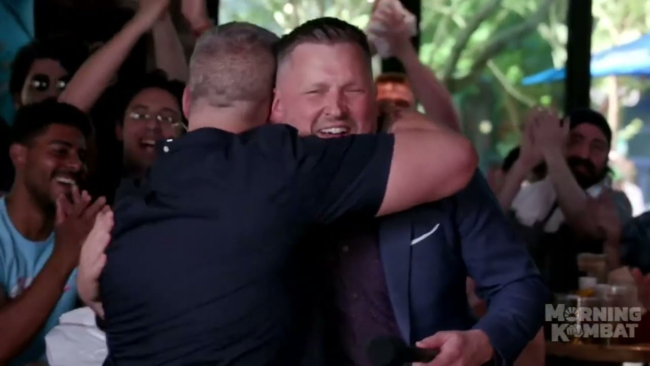 Luke Thomas Drunk At Beerhaus Live Show On Morning Kombat