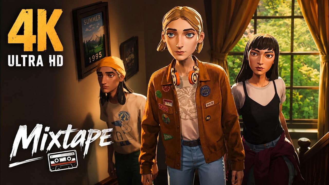 MIXTAPE Walkthrough / No Commentary Full Game Movie 4k 60FPS Ultra Hd