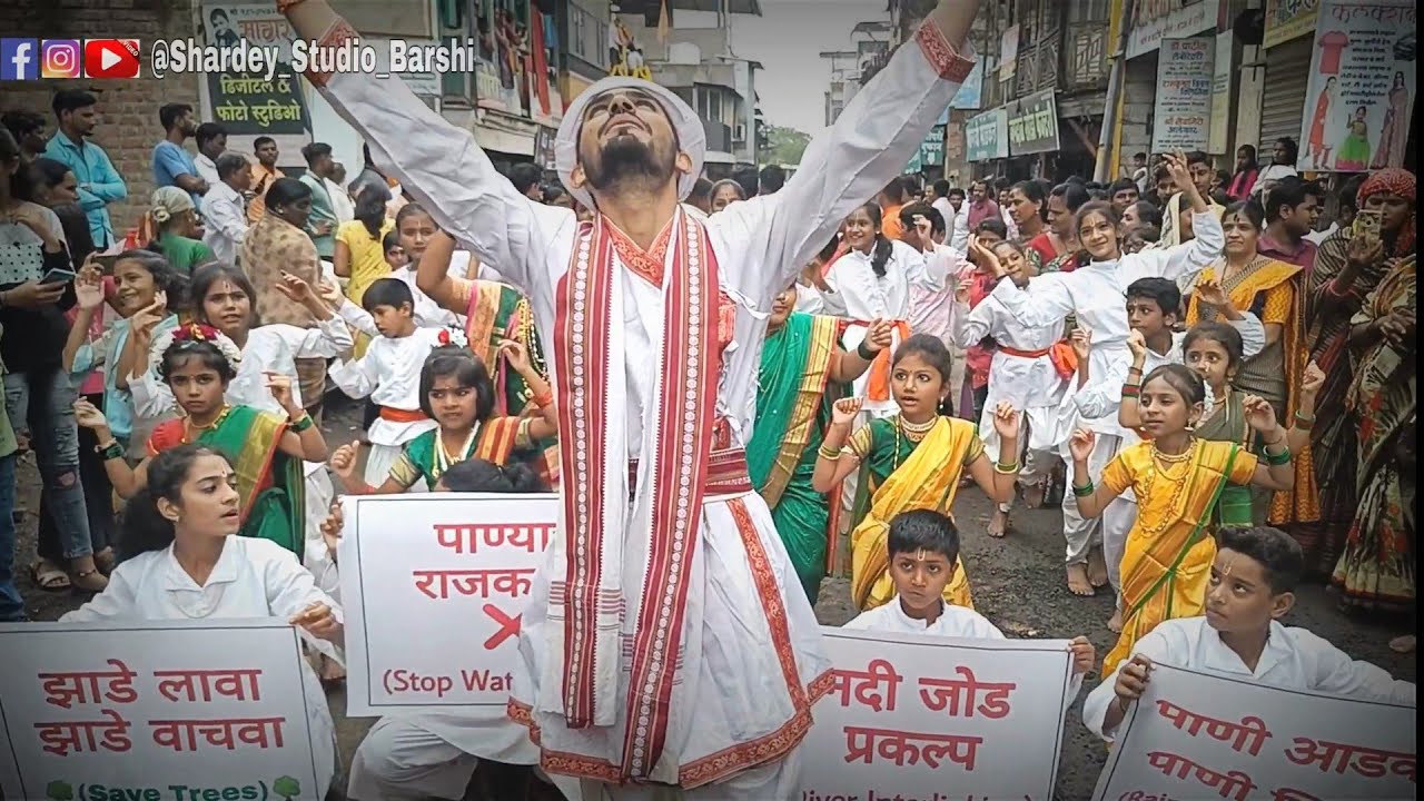 आषाढी 2022। रथयात्रा बार्शी। शारदेय दिंडी डान्स। Ashadhi Ekadashi Vithhal Mauli Dance In Dindi।