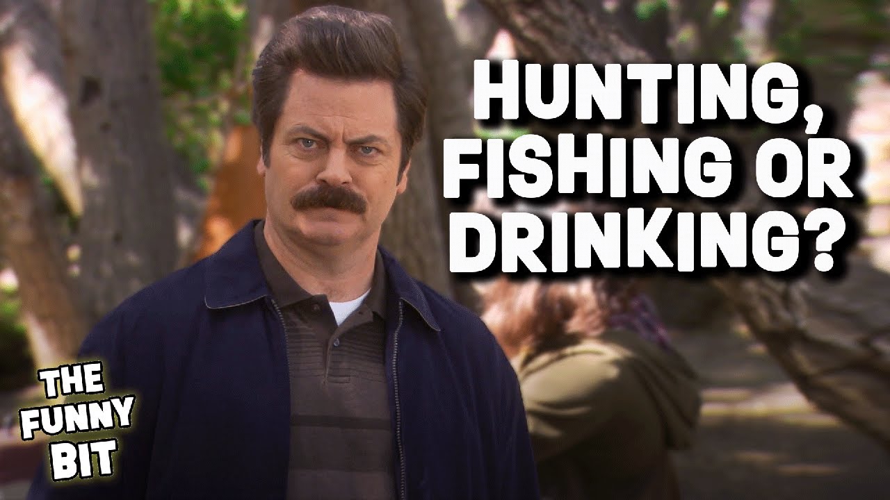 Episodes to spend the weekend with Ron in a Cabin | Parks and Recreation | The Funny Bit