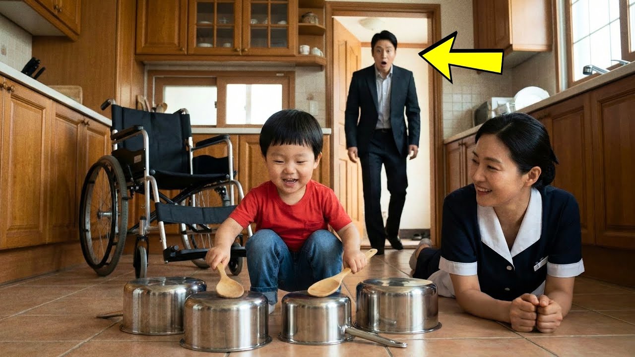 재벌은 마비된 아들을 보호하기 위해 몰래 카메라를 설치했다 — 하지만 가정부가 한 행동을 보고 모든 것이 달라졌다