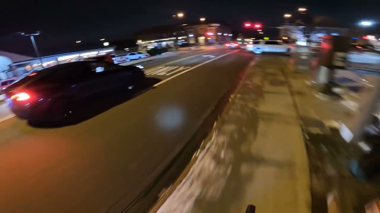 chill night ride downtown
