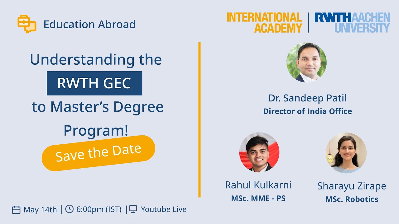 Understanding the RWTH GEC to Master's Degree Program!