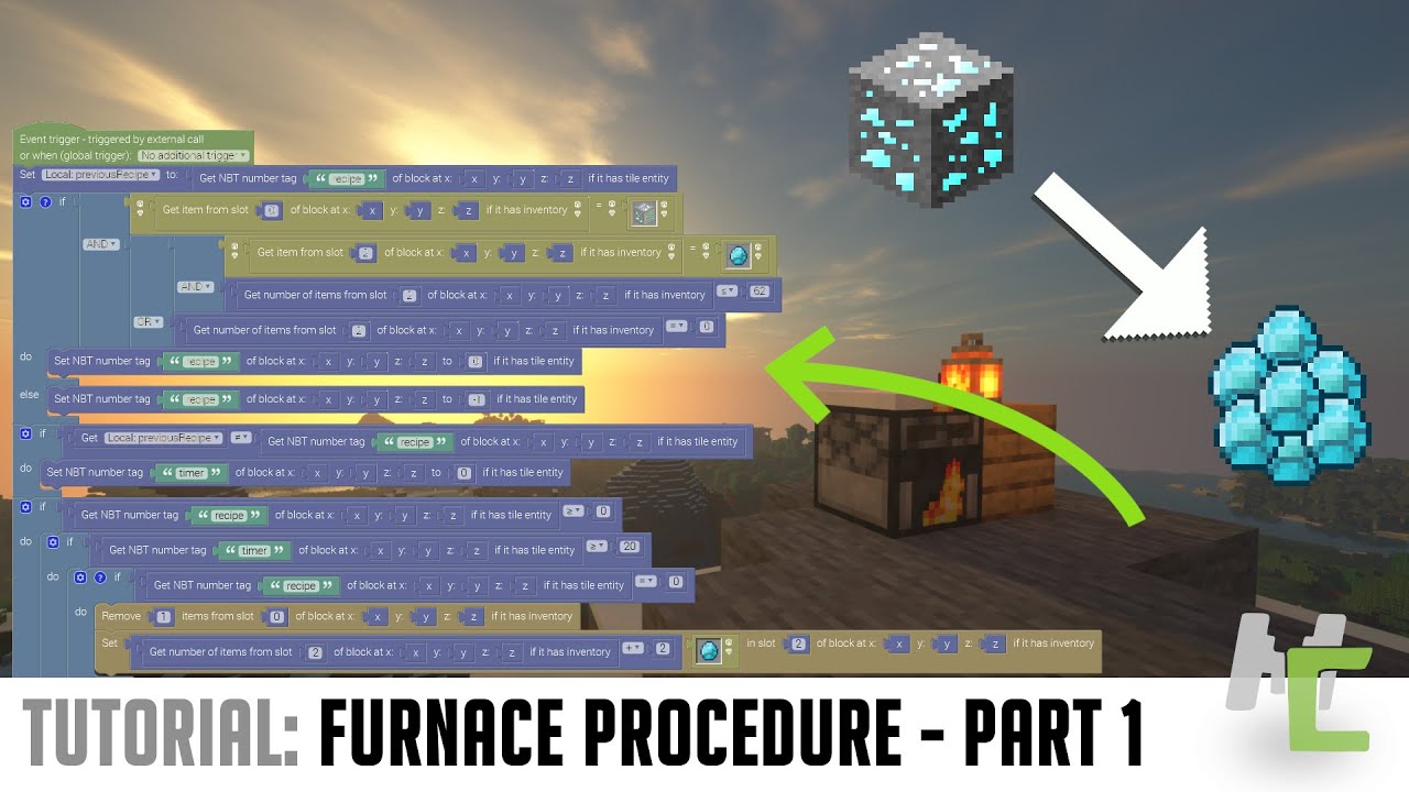 MCreator Tutorial: Building the Smelting Procedure (Part 1)