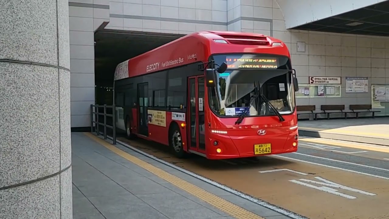 세종시외버스터미널 지하정류장 바로타(BRT) 버스풍경 (with@버스철도세상-w2t)(2025.3.22)