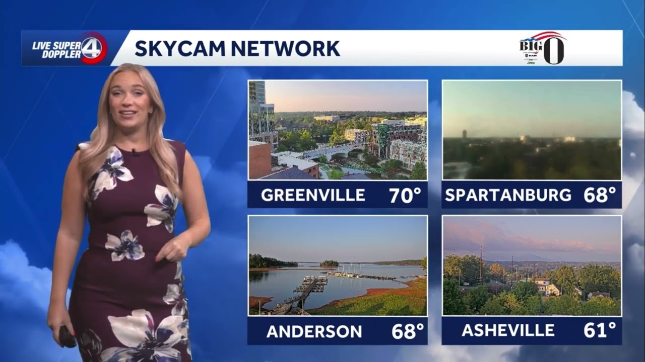 Grace Lowe - WYFF 4 Weather Montage - 23 August 2026