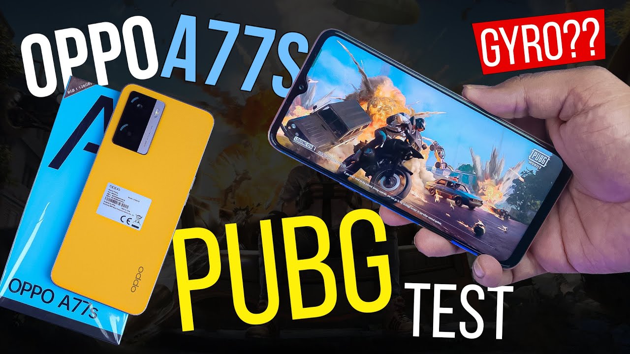 Oppo A77s Pubg Test | Gaming Review 