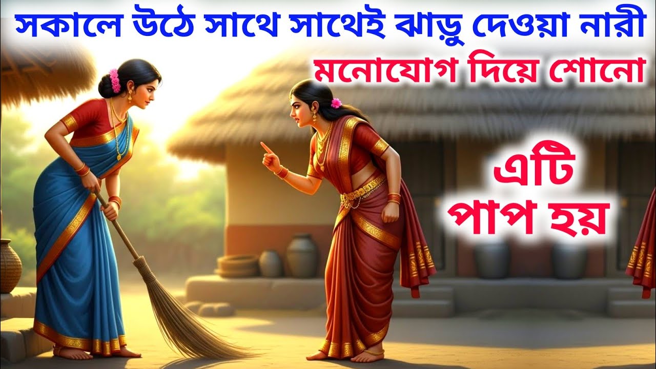 যে মহিলা সকালে উঠে তৎক্ষণাৎ ঝাড়ু দেয়, মনোযোগ দিয়ে শোন | Vastu Tips | bhakti story | Bhakti video 