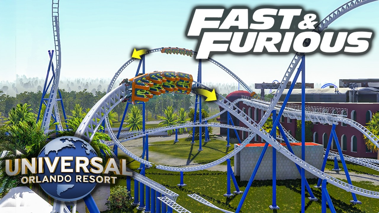FAST & FURIOUS LAYOUT UPDATE! New Universal Orlando Roller Coaster Construction