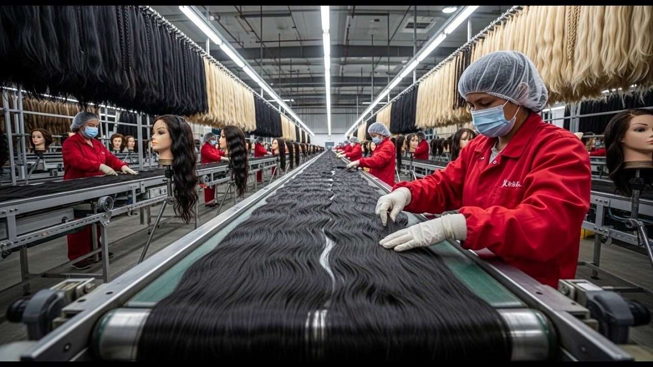 Inside the Human Hair Factory &ndash; How Real Hair Becomes $5,000 Wigs (Full Process)