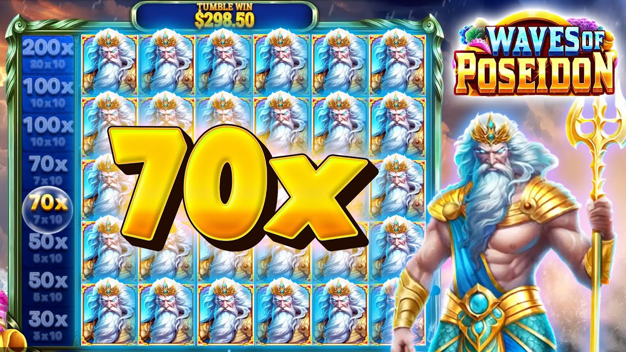 HUGE WIN!!! on the *NEW* Waves of Poseidon slot! (Bonus Buys)